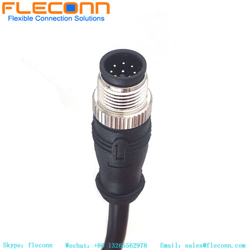 M12 A Coded 8 Pin Male Cable