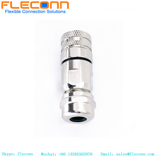 M12 A Coded 12 Pin Straight Female Connector