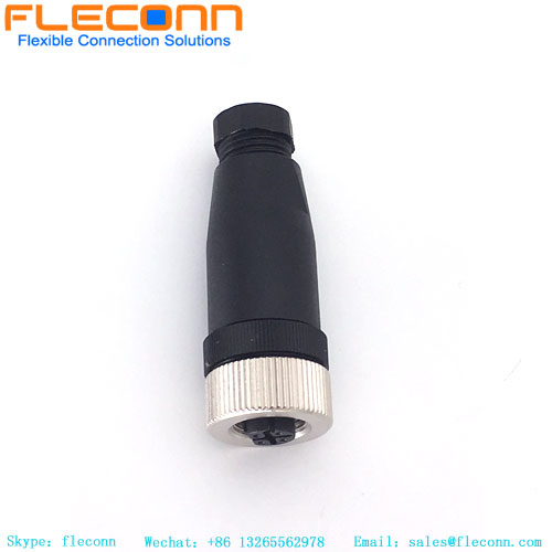 M12 4 Pin Female Circular Connector