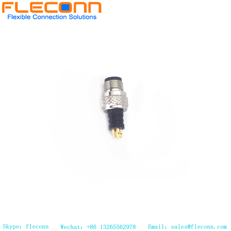 M5 4-Pole Molding Cable Connector