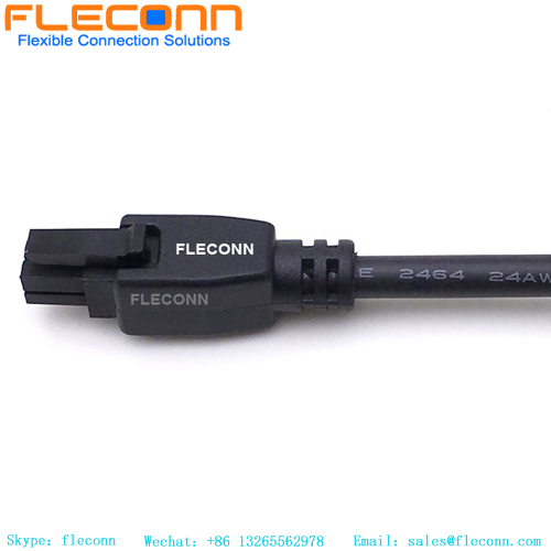 Molex Microfit 3.0 Cable 2451320410 4 Pin Overmolded Wire to Board Connector Cable Wire Harness