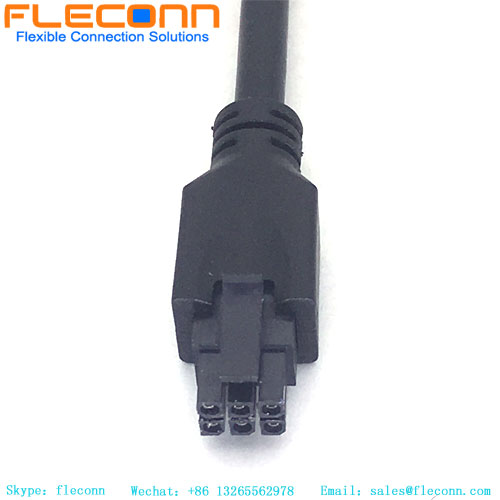 Molex Micro Fit 3.0 Cable 6 Position Overmolded Wire Harness
