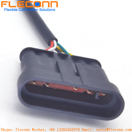 TE AMP 282404-1 Male Waterproof IP67 Connector Wire Harness