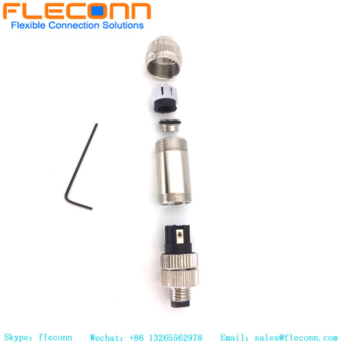 M8 Male Connector 4 Pin