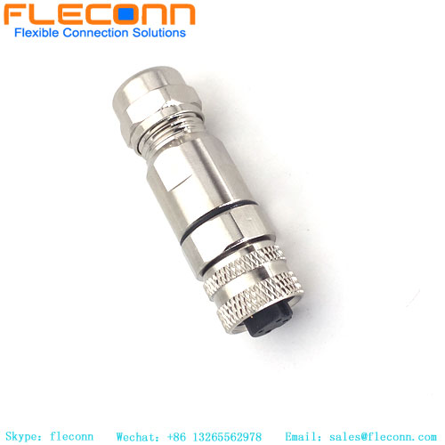 M12 Metal Shield Socket