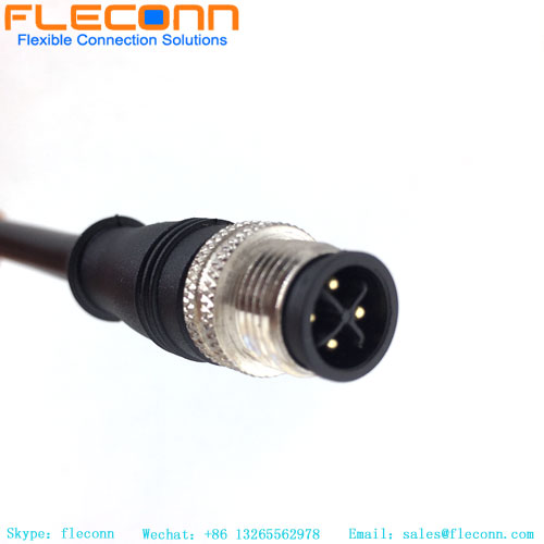 M12 S-coded Power Cable