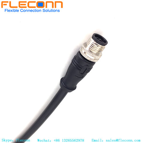 M12 S-coded Power Cable