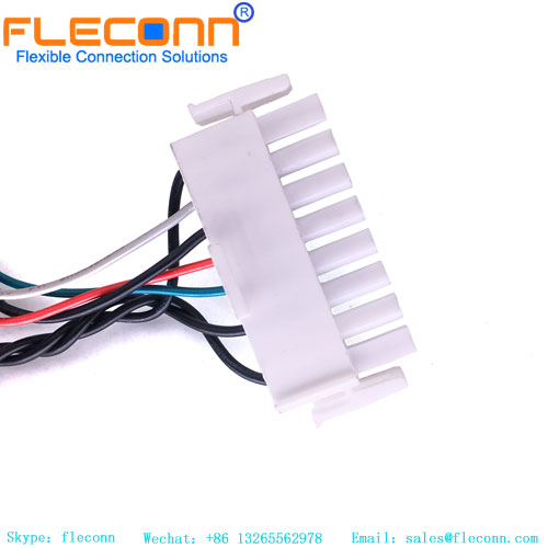 Custom TE MATE-N-LOK Series 640585-1 Connector Wire Harness 6 Pin