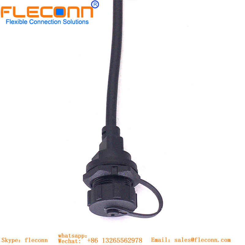 Waterproof USB 3.0 Cable With Dust Proof（Threaded）
