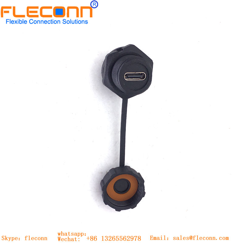 Waterproof Type‑C Male Socket