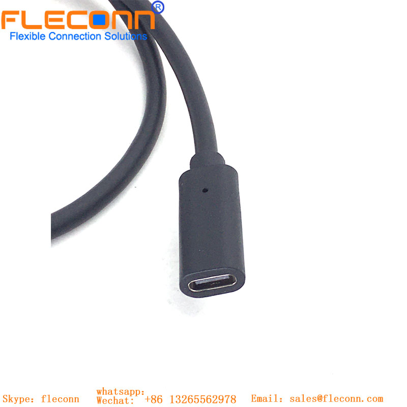 USB Type C Female USB Extension Cable