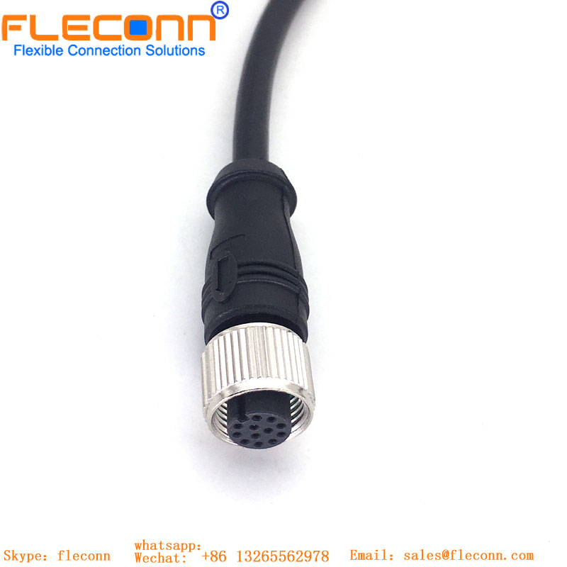 M12 12 Pin Female Cable