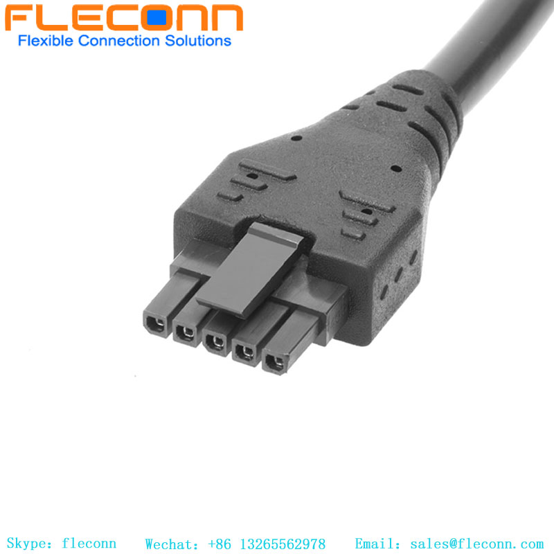 Molex 5 Pin 43645-0500 overmolded Connector Cable