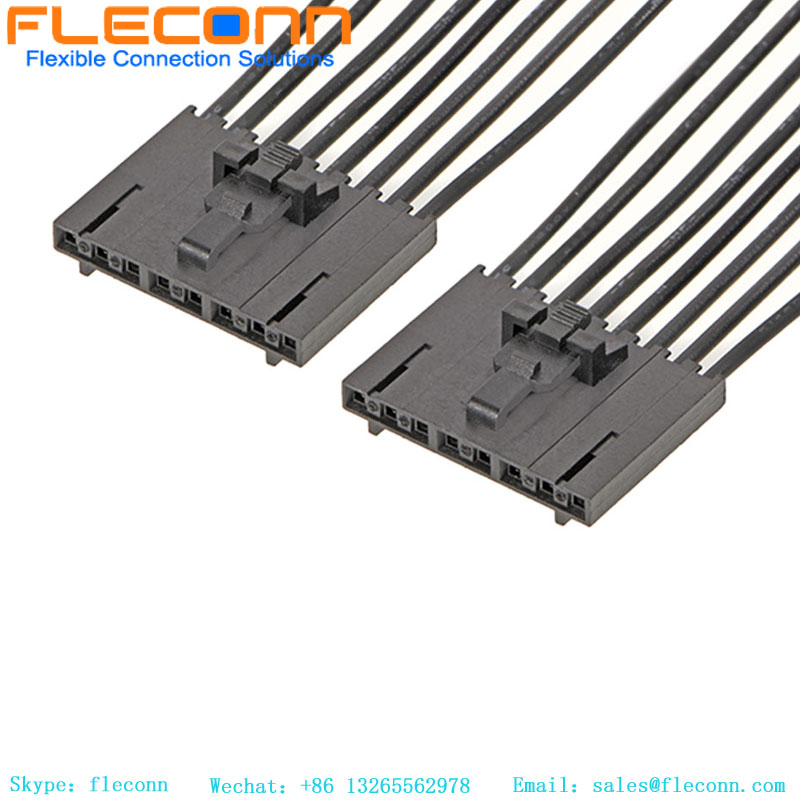 Black Molex 50579403 2.54mm Pitch 2 3 4 5 6 8 Pin Connector Buckle Wire Harness
