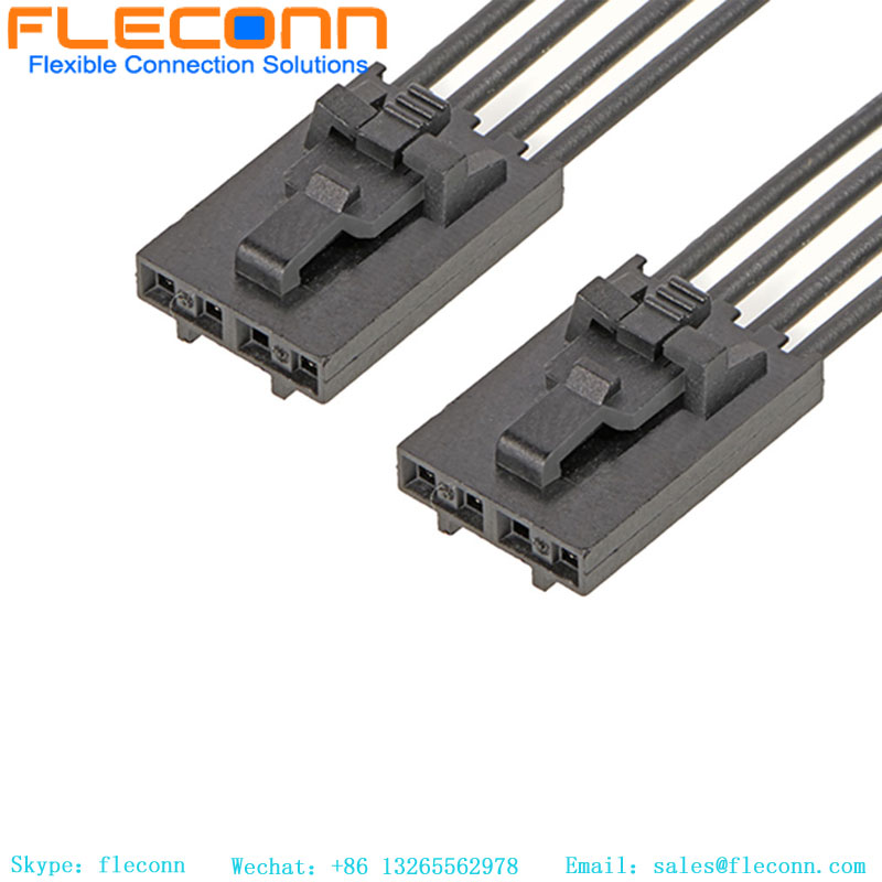 Black Molex 50579403 2.54mm Pitch 2 3 4 5 6 8 Pin Connector Buckle Wire Harness