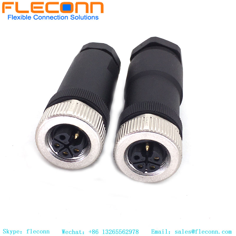M12 Field Installable L-Coded Connector