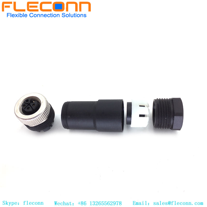 M12 Field Installable L-Coded Connector