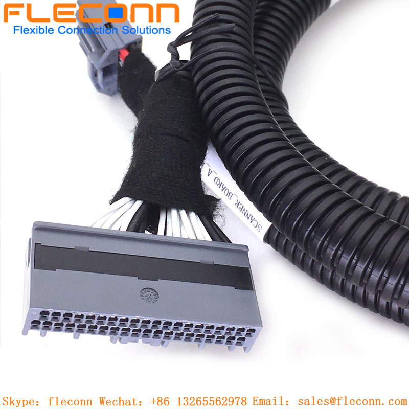 JAE MX34 Double Row 40 Core Automobile Socket Cable JAE MX34 Double Row 40 Core Automobile Socket Cable