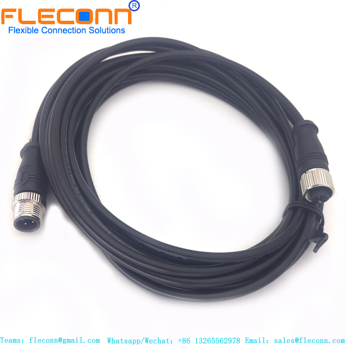 M12 4 Pin A-coded Cable FLECONN can produce high quality M12 4 Pin A-coded Cable