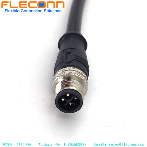High-Power Industrial Connectivity Solution — M12 S-Coded Connector Cable